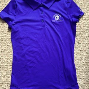 Golf shirt size M, blue indigo. Great condition.